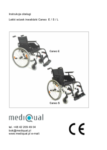 Instrukcja Mediqual Caneo L Wózek inwalidzki