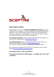 Handleiding Sceptre E328GD-SR LED televisie