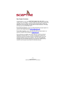 Handleiding Sceptre E320GV-FHD LED televisie