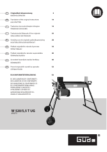 Manual Güde W 520/5.5 T UG Wood Splitter