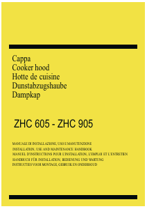 Manual Zanussi ZHC605XM Cooker Hood