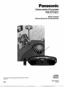 Mode d’emploi Panasonic RX-DT501 Stéréo
