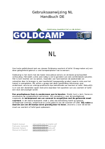 Handleiding Goldcamp Kufstein 3 Voortent