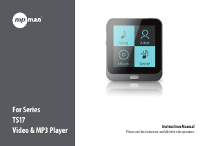 Bruksanvisning Mpman TS-17 Mp3 spelare