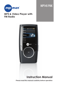 Bruksanvisning Mpman MP-145PAK Mp3 spelare