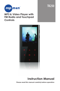 Bruksanvisning Mpman TK-250 Mp3 spelare
