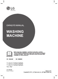 Manual LG F2J5HY4W Mașină de spălat