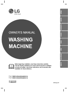 Manual LG F12B8ND1 Mașină de spălat