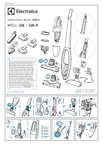 Manual de uso Electrolux WQ81-PALRG Well Q8 Aspirador