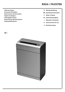 Handleiding EBA AL 1 Papiervernietiger