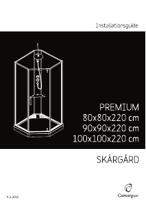 Handleiding Camargue Skargard Premium (100x100x220) Douchecabine