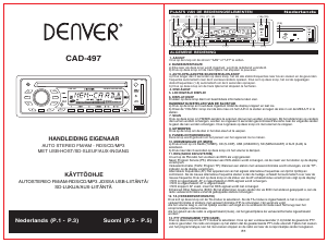Käyttöohje Denver CAD-497 Autoradio