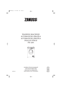 Bruksanvisning Zanussi FE 1205 Tvättmaskin
