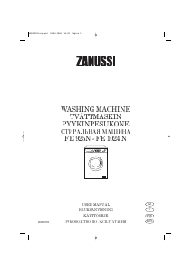 Käyttöohje Zanussi FE 925 N Pesukone