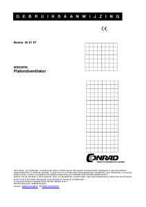 Handleiding Conrad Encon Plafondventilator