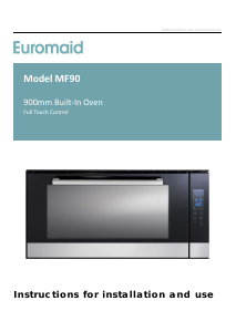 Manual Euromaid MF90 Oven