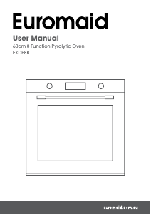Manual Euromaid EKDP8B Oven