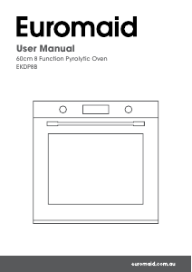 Handleiding Euromaid EKDP8B Oven