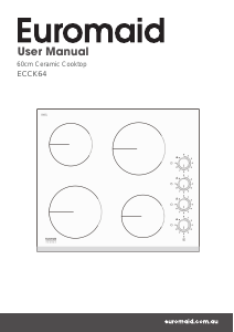 Manual Euromaid ECCK64 Hob