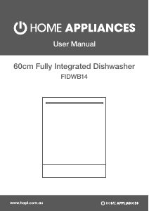 Manual Euromaid FIDWB14 Dishwasher