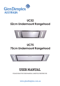 Handleiding Euromaid UC75 Afzuigkap