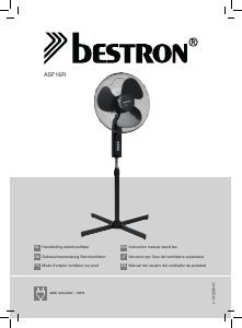 Mode d’emploi Bestron ASF16R Ventilateur