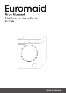 Handleiding Euromaid E750FLW Wasmachine