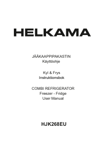 Bruksanvisning Helkama HJK268 EU Kyl-frys