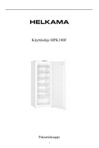 Käyttöohje Helkama HPK180F Pakastin