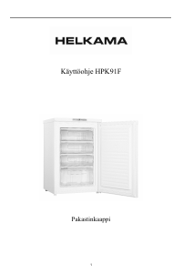 Käyttöohje Helkama HPK91F Pakastin