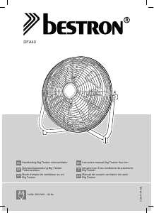 Handleiding Bestron DFA40 Ventilator