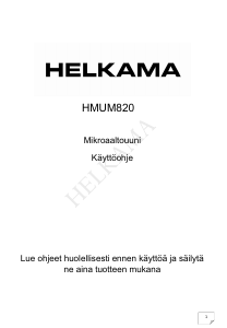 Bruksanvisning Helkama HMUM820 Mikrovågsugn