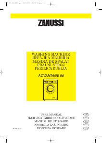 Priručnik Zanussi Advantage 86 Stroj za pranje rublja