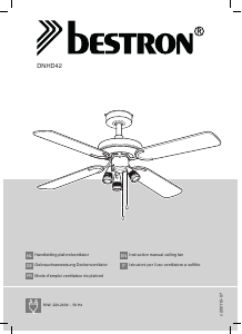 Handleiding Bestron DNHD42 Plafondventilator