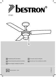 Manuale Bestron DT48C Ventilatore da soffitto