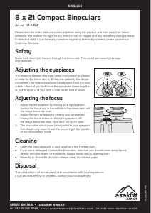 Handleiding Asaklitt 31-5484 Verrekijker