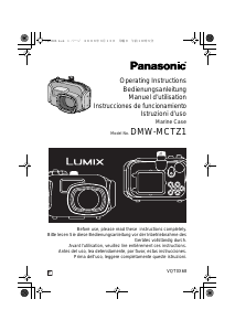 Manual de uso Panasonic DMW-MCTZ1E Estuche para cámara subacuática