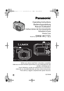 Bruksanvisning Panasonic DMW-MCTZ1E Vattentätt kamerafodral