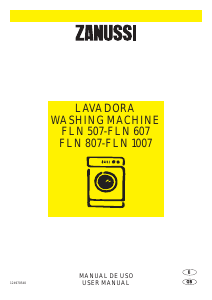 Handleiding Zanussi FLN 607 Wasmachine