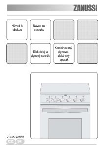 Manuál Zanussi ZCG564MW1 Sporák