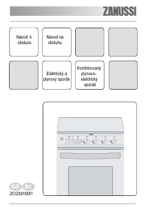 Manuál Zanussi ZCG561MX1 Sporák