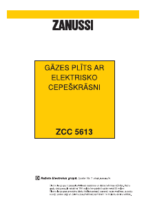 Rokasgrāmata Zanussi ZCC5613 Kombinētā plīts
