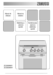 Návod Zanussi ZCG559NW1 Sporák