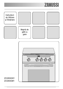 Manual Zanussi ZCG553GW1 Aragaz