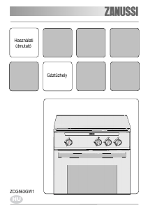 Használati útmutató Zanussi ZCG563GW1 Tűzhely