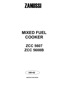 Bruksanvisning Zanussi ZCC5607 Spis
