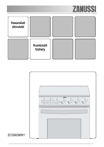 Használati útmutató Zanussi ZCG563MW1 Tűzhely