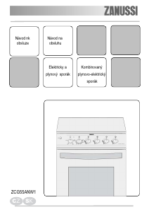 Manuál Zanussi ZCG55ANW1 Sporák