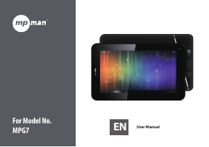 Handleiding Mpman MPG7 Tablet