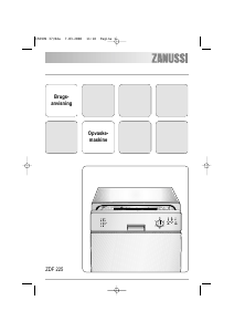 Brugsanvisning Zanussi ZDF225 Opvaskemaskine